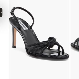 Steve Madden Black Strappy Heels